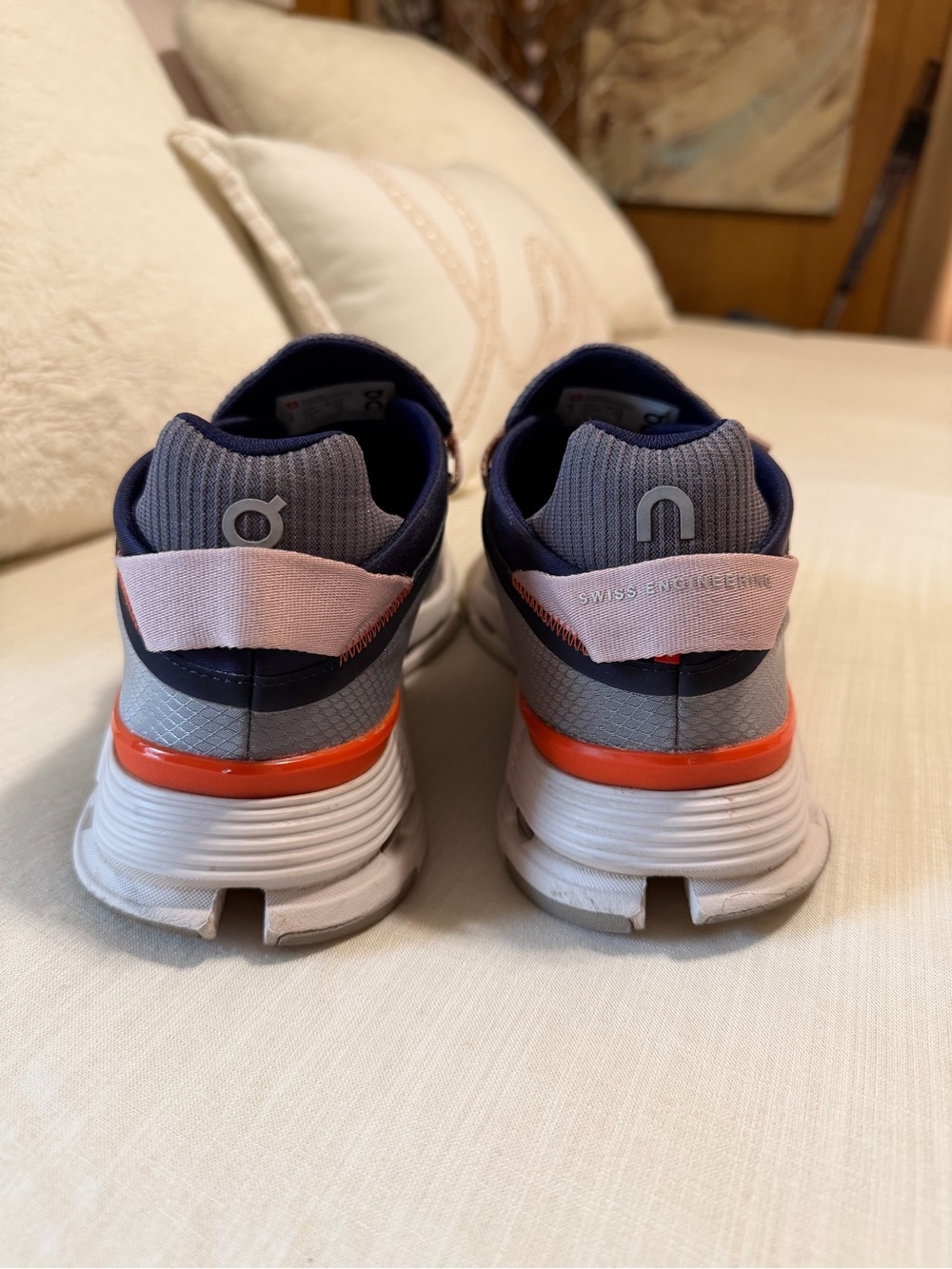 On Cloudnova Wrap Woman’s size 10 Quicksilver / Flame Colorway - Picture 7 of 15